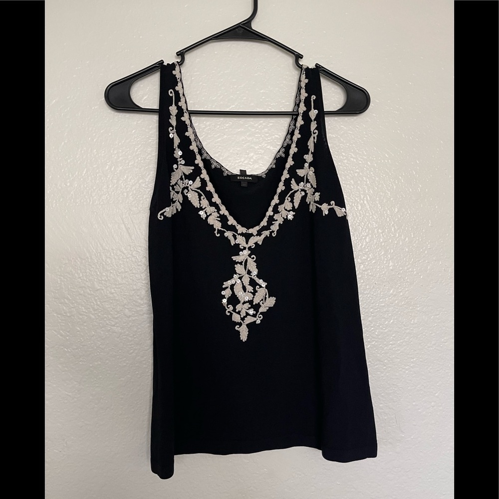 ESCADA black knit top size 40
